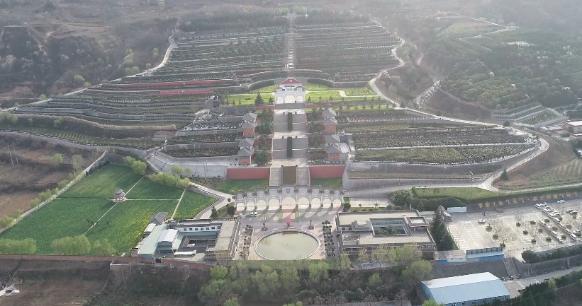 西安霸陵墓園新區(qū)結構圖